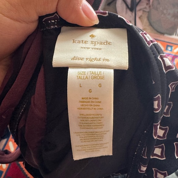 Kate Spade "doheny beach" one-piece swimsuit - Picture 9 of 9